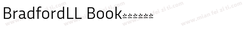 BradfordLL Book字体转换